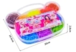 Loom Bands Kit - 600st i olika färger och flera tillbehör