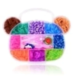 Loom Bands Kit - 600st i olika färger och flera tillbehör