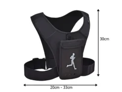 Löparväst / Joggingväst med mobilficka
