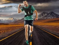 Löparväst / Joggingväst med mobilficka