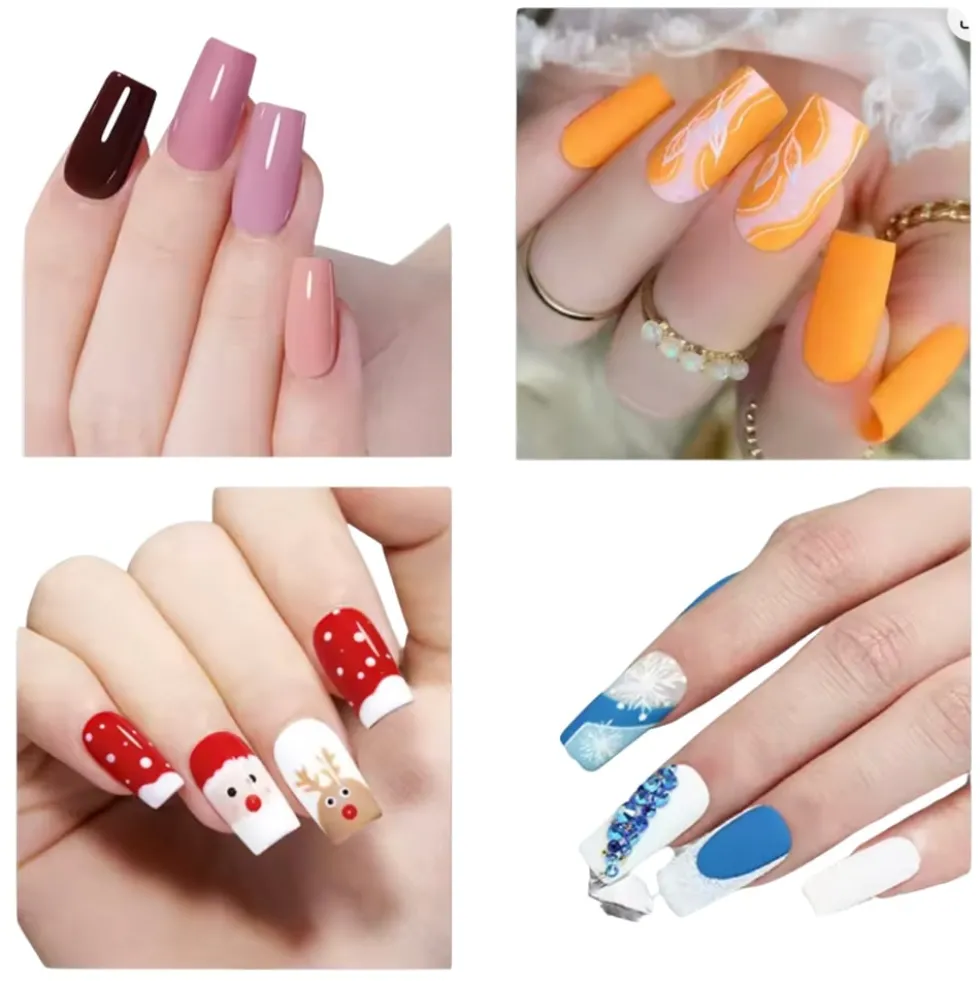 Lösnaglar 500 st – Klara Hela Naglar För Akryl, Gelé och Nail Art