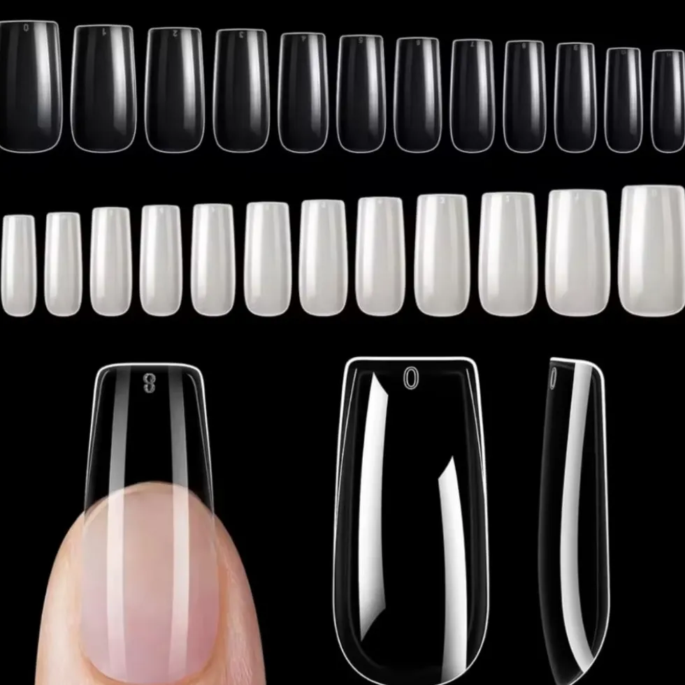 Lösnaglar 500 st – Klara Hela Naglar För Akryl, Gelé och Nail Art