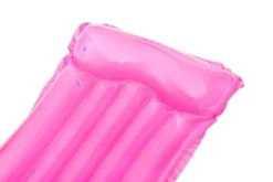 Luftmadrass för pool rosa 183x76 cm med uppblåsbar kudde PVC
