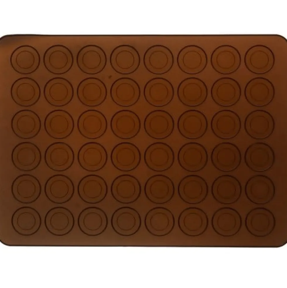 Macaron kakform i silikon 48-platser