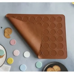 Macaron kakform i silikon 48-platser