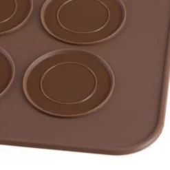 Macaron kakform i silikon 48-platser