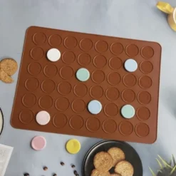 Macaron kakform i silikon 48-platser