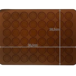 Macaron kakform i silikon 48-platser