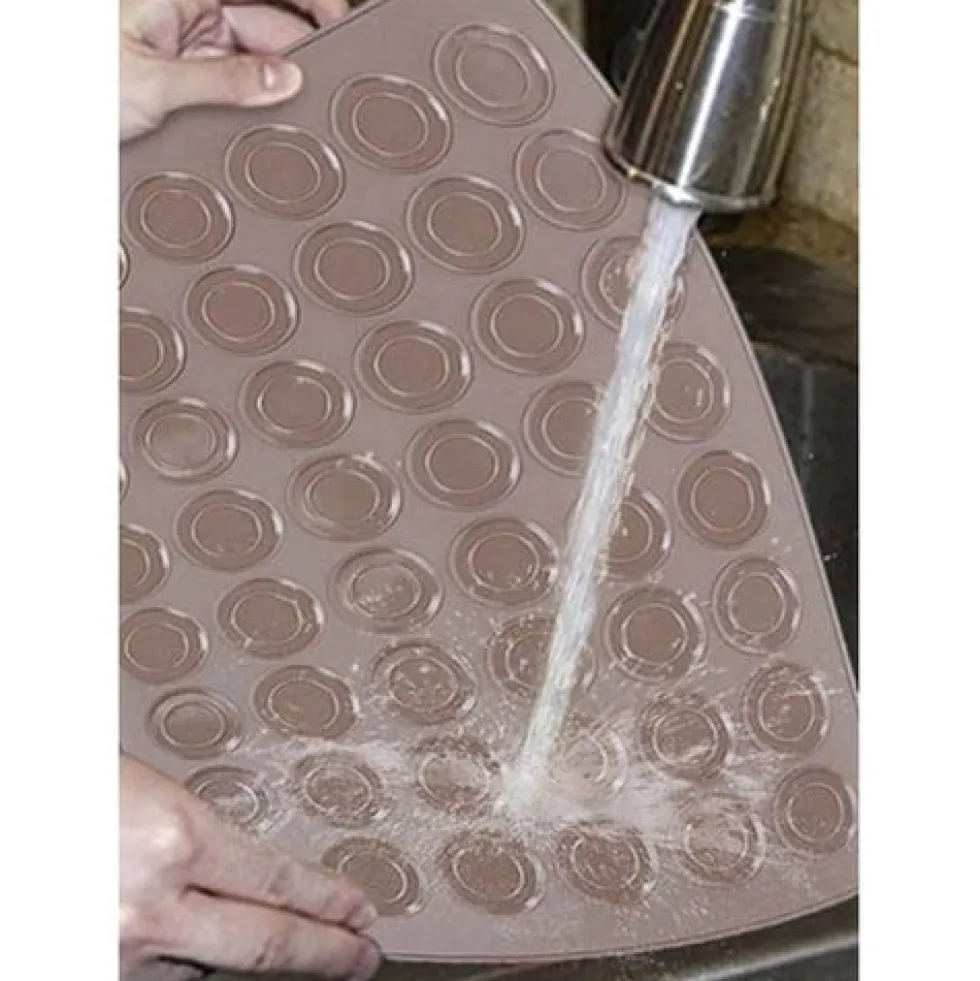 Macaron kakform i silikon 48-platser