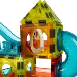 Magnetic tiles 75 delar / Magnetiska byggklossar för barn