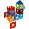 Magnetiska byggblock bollbana 96 delar ABS flerfärgad 3+ år