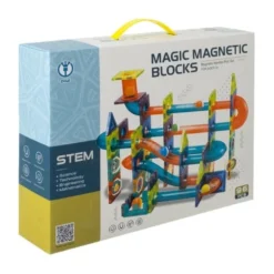 Magnetiska byggblock bollbana 96 delar ABS flerfärgad 3+ år