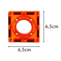 Magnetiska byggblock 3D kulbana 110 delar med LED, 3+ år