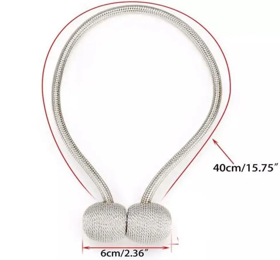 Magnetiska gardinomtag