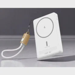 Magnetisk Powerbank 5000 mAh – Trådlös Laddning 15W & 20W Snabbladdning USB-C/Lightning