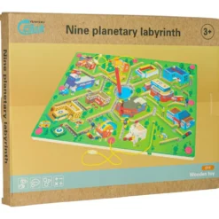 Magnetiskt labyrintspel gård reseleksak 3+ med magnetpenna