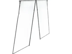 Magnetiskt myggnät för dörr 110x220 cm svart polyester med stift