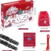 Magnetiskt schackspel - 2024 familjespel - Kul magnet schackspel magneter X-mas