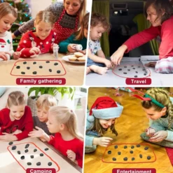 Magnetiskt schackspel - 2024 familjespel - Kul magnet schackspel magneter X-mas