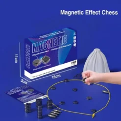Magnetiskt SchackspelPusselstrategispelBrädspel - Roligt Magnetiskt Brädspel -julklappar