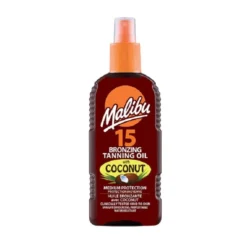 Malibu Bronzing Tanning Oil With Coconut SPF15 200ml
