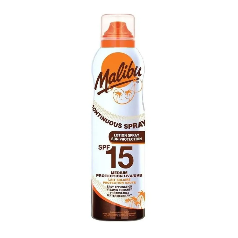 Malibu Continuous Lotion Spray SPF15 175ml
