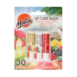 Malibu Lip Care Balm Trio SPF30