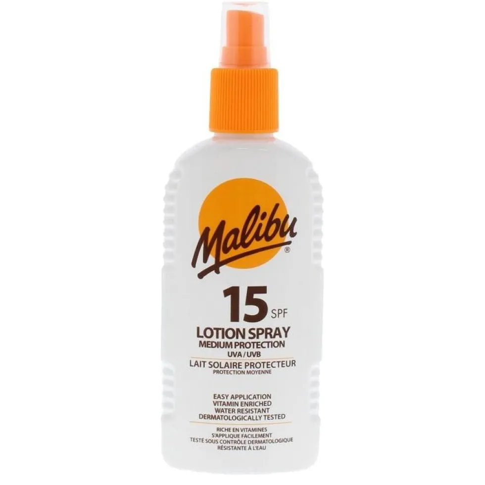Malibu Lotion Spray SPF15 200ml