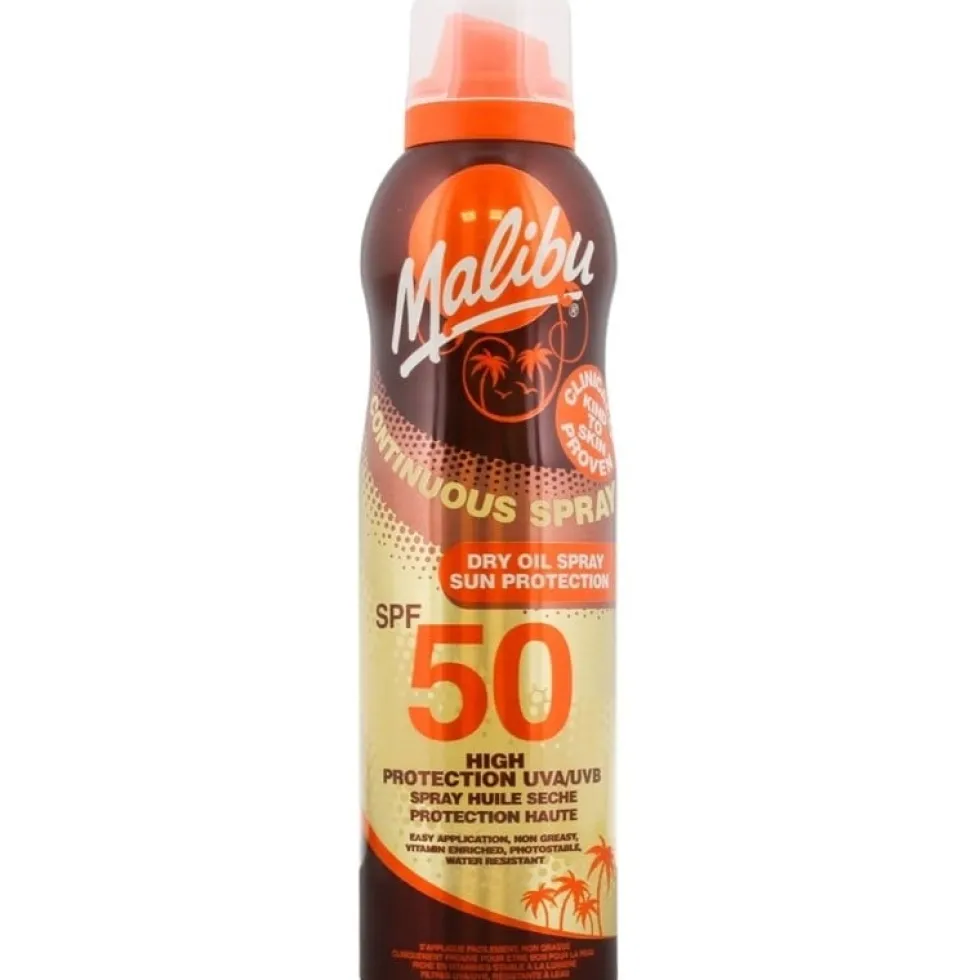 Malibu Sun High Protection Dry Oil Spray SPF50 175ml