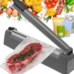 Manuell foliesvets 300 mm 255 W för PE/PP/PVC och bubbelplast