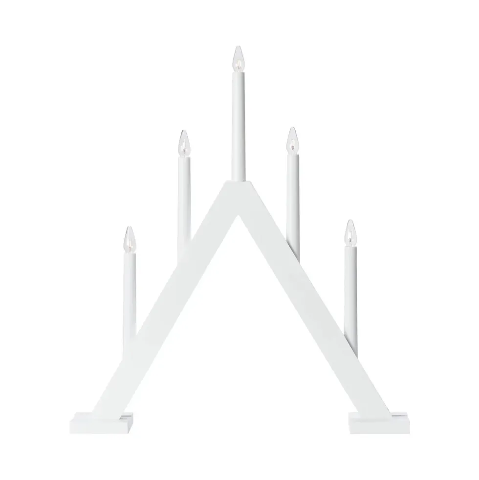 Markslöjd Ariele adventsljusstake vit, 52 cm