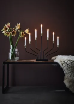Markslöjd Brosa XL Adventsljusstake Svart