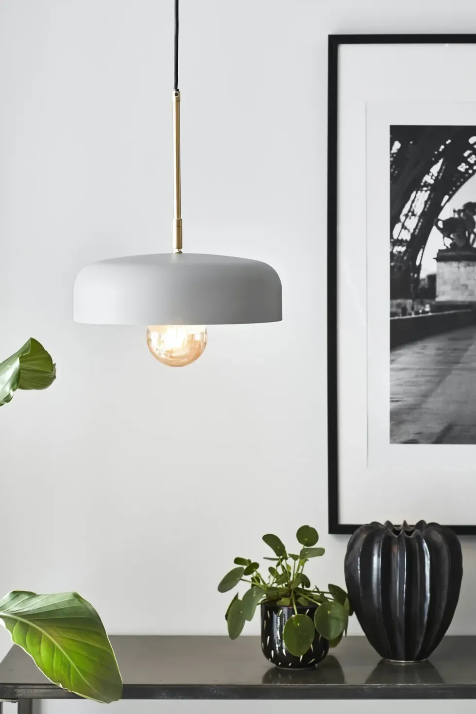Markslöjd Caen taklampa grå