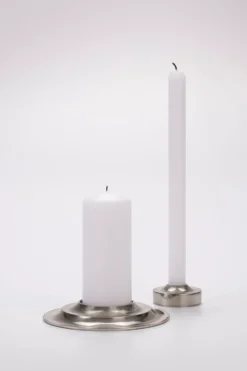 Markslöjd Forma ljusstake stål Ø15 cm