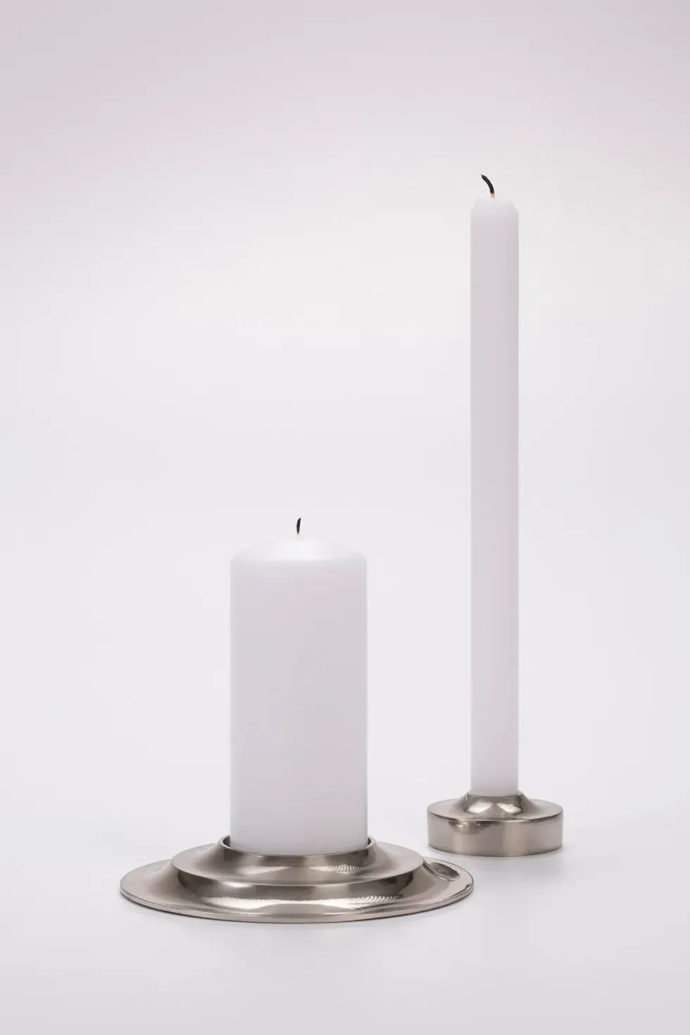 Markslöjd Forma ljusstake stål Ø15 cm