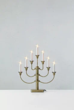 Markslöjd Gylling adventsljusstake mässing, 53 cm