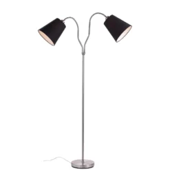 Markslöjd Modena golvlampa stål/svart