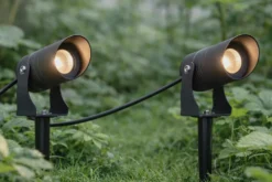 Markslöjd Nexus Trädgårdsspotlight3W Svart, 2-pack