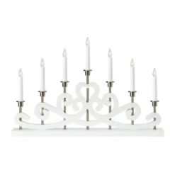 Markslöjd Nightfall adventsljusstake vit 62 cm