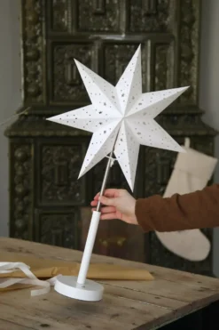 Markslöjd Noella uppladdningsbar adventsstjärna