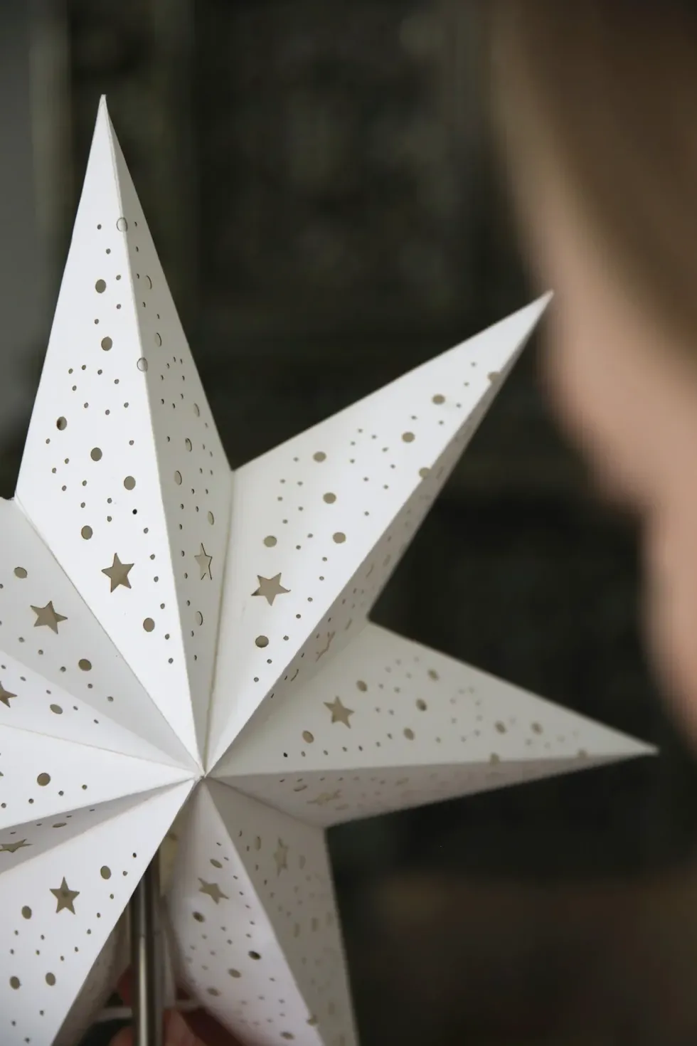 Markslöjd Noella uppladdningsbar adventsstjärna