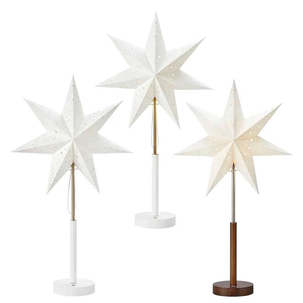 Markslöjd Noella uppladdningsbar adventsstjärna