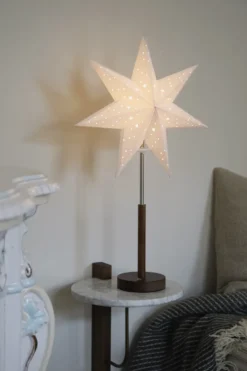 Markslöjd Noella uppladdningsbar adventsstjärna