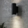 Markslöjd Pipe fasadlampa 2L svart