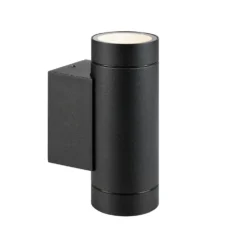 Markslöjd Pipe fasadlampa 2L svart