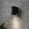 Markslöjd Pipe fasadlampa 1L svart