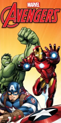 Marvel Avengers badhandduk 70 x 140 cm