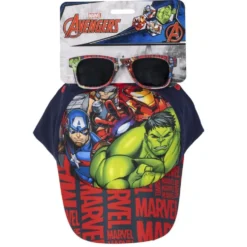Marvel Avengers solglasögon och keps för barn