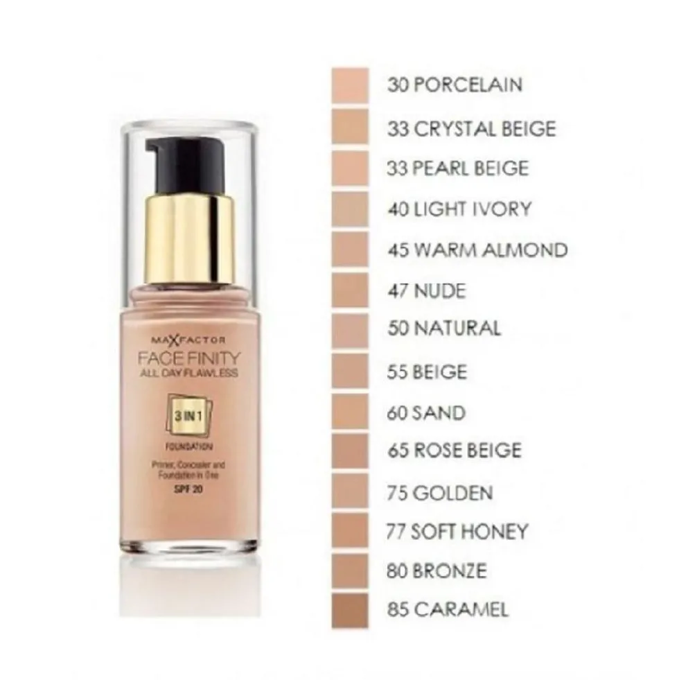 Max Factor Facefinity 3 In 1 Foundation 35 Pearl Beige