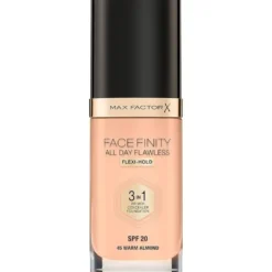 Max Factor Facefinity 3 In 1 Foundation 45 Warm Almond